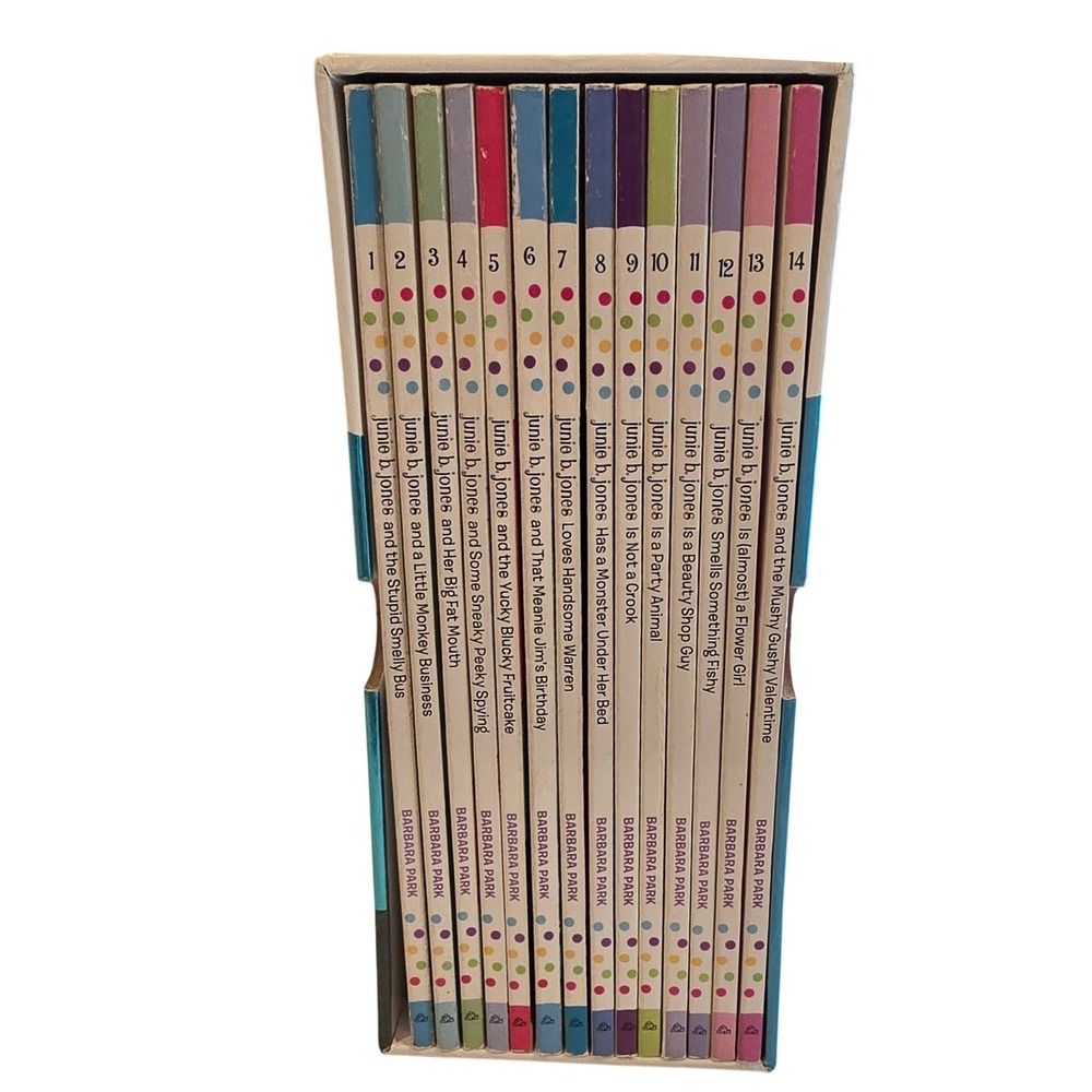 Junie B Jones Collection 1 Books 1-14 Complete Box Set Barbara Park PB Lot